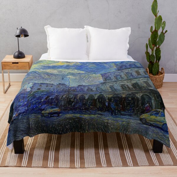 Item preview, Una fachada de Aleppian con calle - Starrynight designed and sold by Homsalgia.
