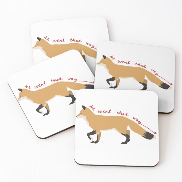 Item preview, Fleabag fox he went that way designed and sold by sphcvngh.