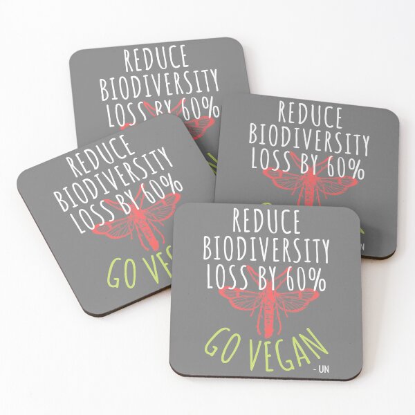 Item preview, Reduce Biodiversity Loss, Go Vegan designed and sold by ActivistCo.