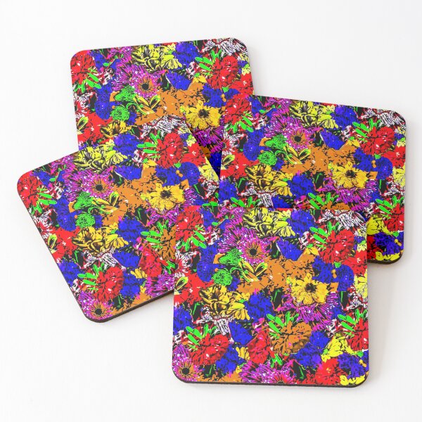 Item preview, Floral Medley Primary Colors designed and sold by Designs By YL.