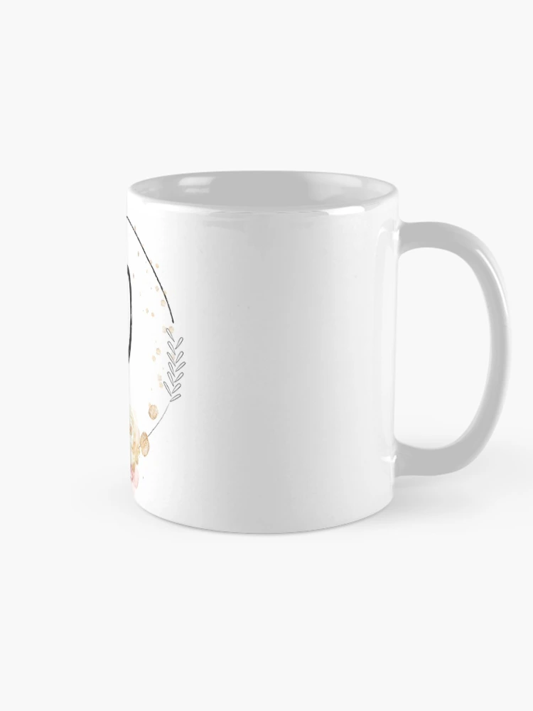 Thumbnail 3 of 6, Coffee Mug, Letter O - Roses designed and sold by Rionda.
