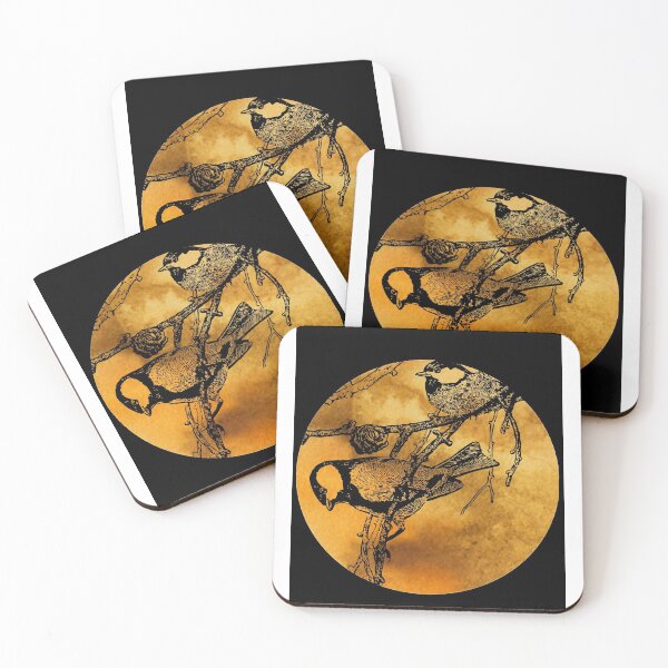 Item preview, Nature. Birds. Night. Moon.  designed and sold by Salimtinwale.
