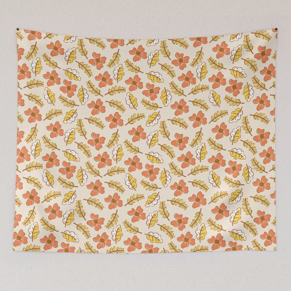 Item preview, CUTE POPPY AND LEAVES PATTERN designed and sold by Jonsa.
