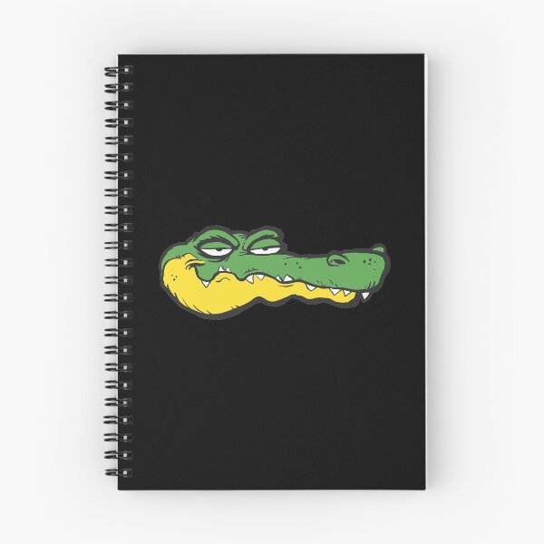 Item preview, A cartoon style artwork of a lazy alligator designed and sold by crazycollective.