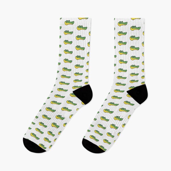 Item preview, A cartoon style artwork of a lazy alligator designed and sold by crazycollective.