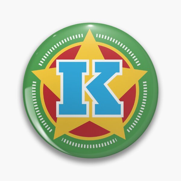 Item preview, Superhero Letter K. Star and stripes designed and sold by mgulin.