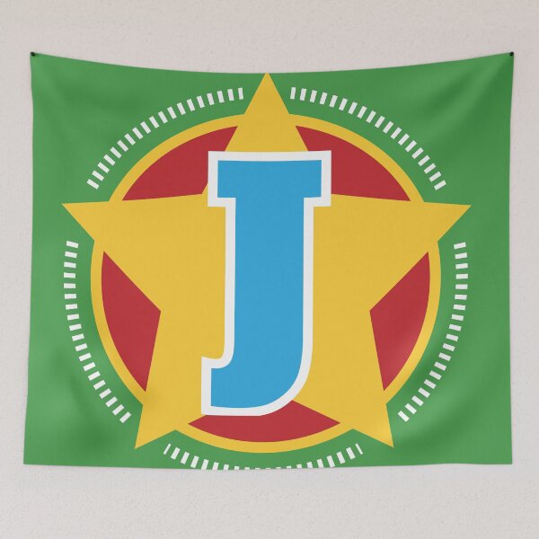 Item preview, Superhero Letter J. Star and stripes designed and sold by mgulin.