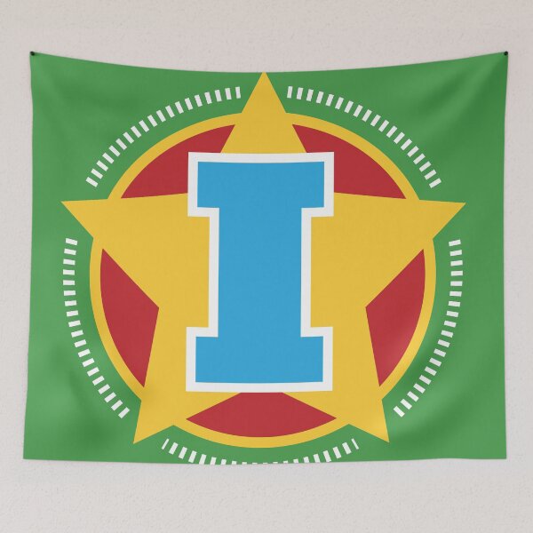 Item preview, Superhero Letter I. Star and stripes designed and sold by mgulin.