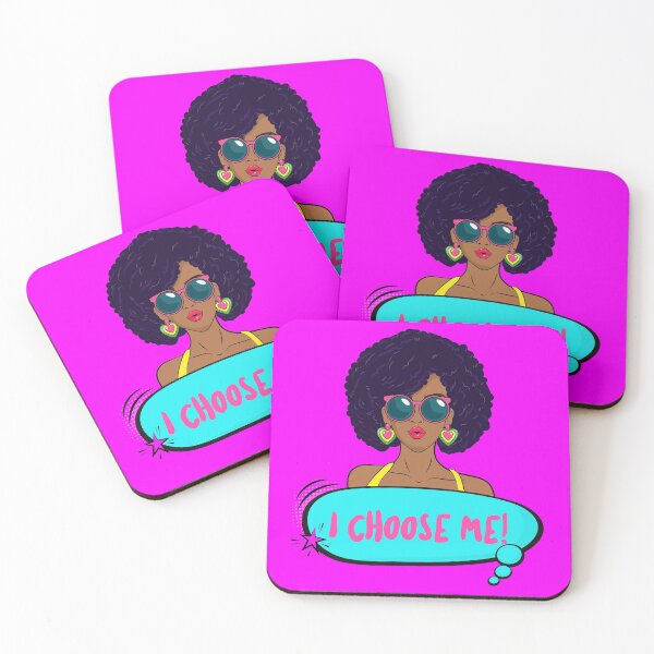 Item preview, I choose me - Beautiful Afro Woman Motivational Inspirational Self Love Gift designed and sold by mayamay0.