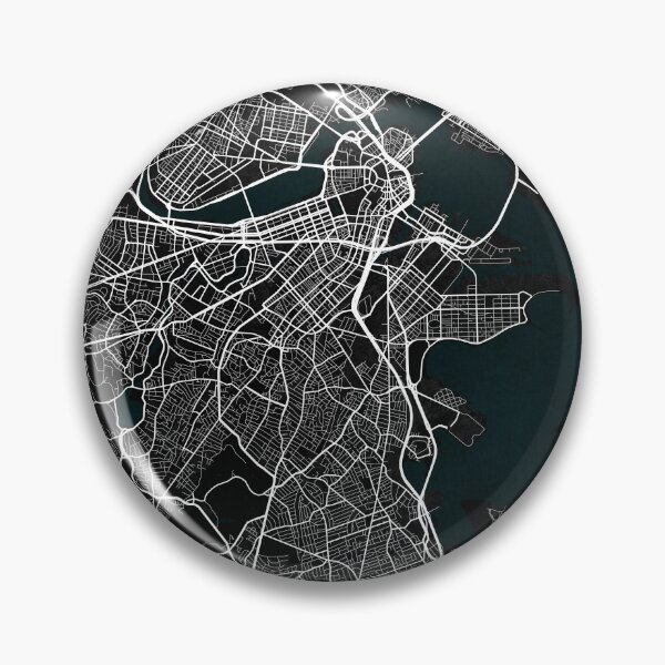 Item preview, Boston City Map of the USA - Dark designed and sold by deMAP.