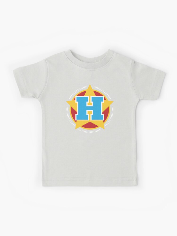 Thumbnail 1 of 2, Kids T-Shirt, Superhero Letter H. Star and stripes designed and sold by mgulin.