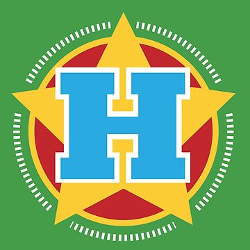 Artwork thumbnail, Superhero Letter H. Star and stripes by mgulin