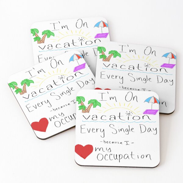 Item preview, I’m on vacation designed and sold by KaylaOnCanvas.