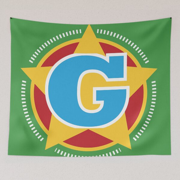 Item preview, Superhero Letter G. Star and stripes designed and sold by mgulin.
