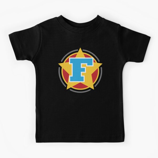Superhero Letter F. Star and stripes Kids T-Shirt