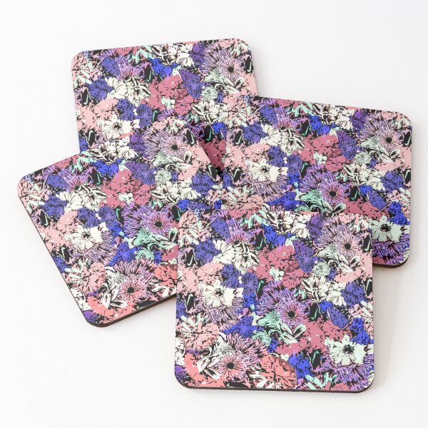 Item preview, Floral Medley Purples designed and sold by Designs By YL.
