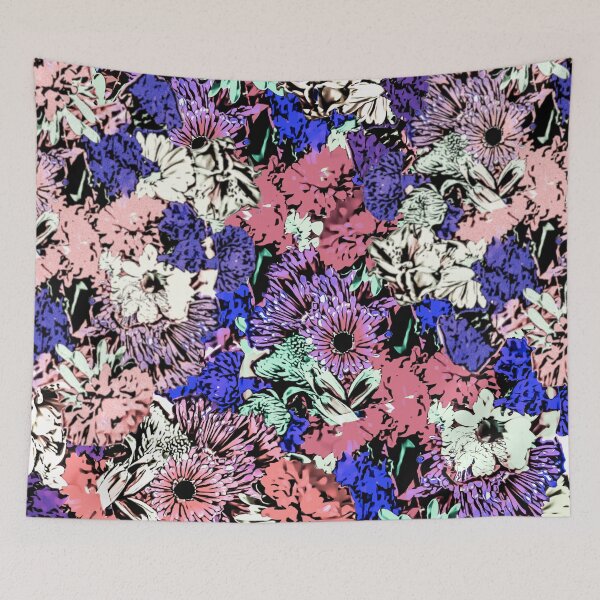Item preview, Floral Medley Purples designed and sold by Designs By YL.