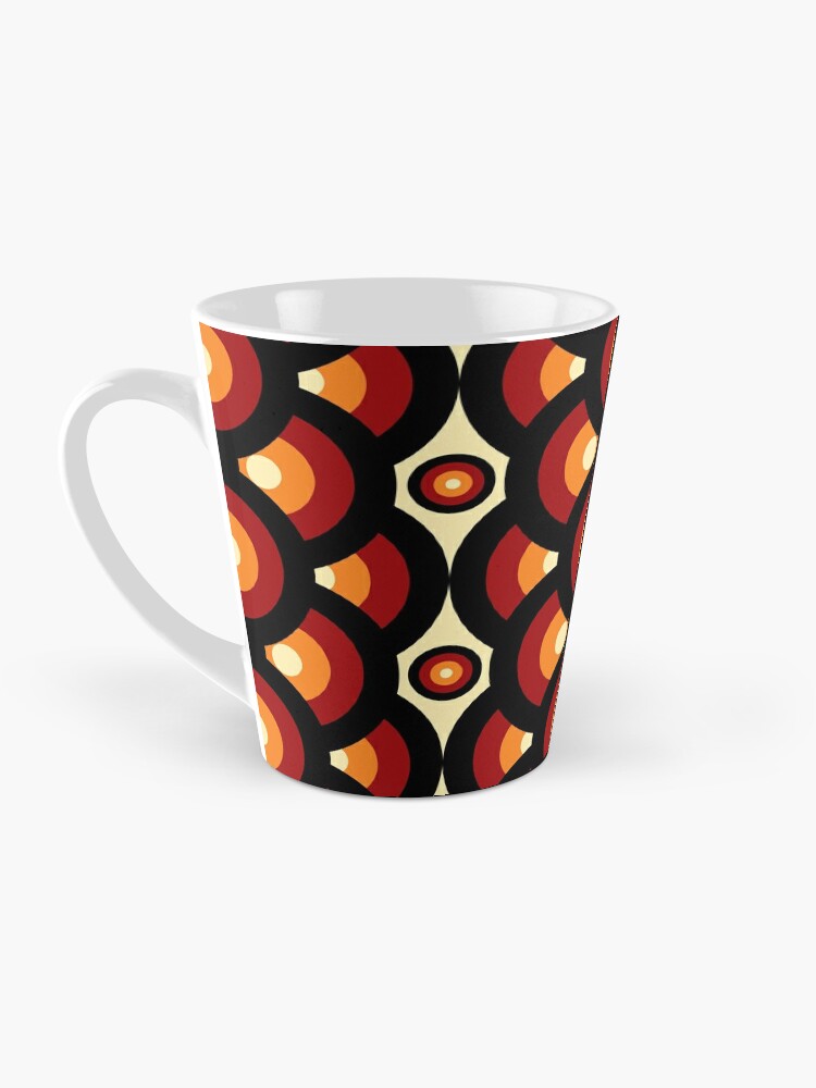 Simply The Best Coffee Mug S&F Studio, 70's Retro Circle Pattern,  Inspiring, Fun