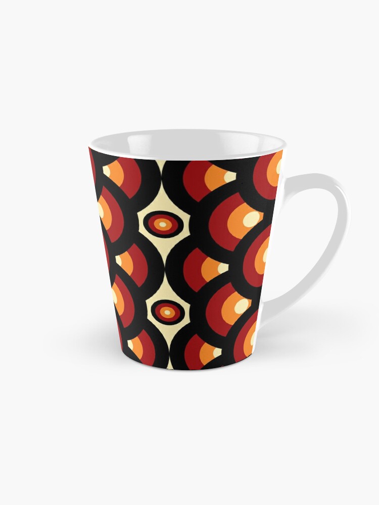 Simply The Best Coffee Mug S&F Studio, 70's Retro Circle Pattern,  Inspiring, Fun