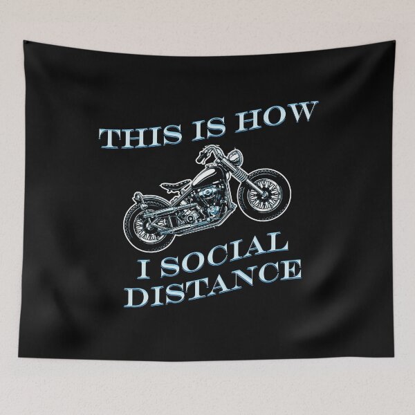 Item preview, Motorcycle - Social Distance designed and sold by cannevas.