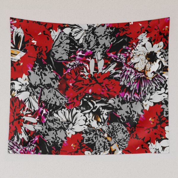 Item preview, Floral Medley Red designed and sold by Designs By YL.