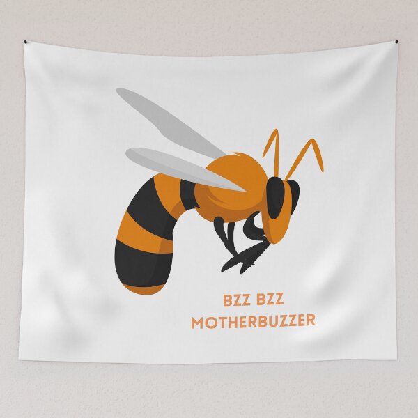 Item preview, Bzz Bzz Motherbuzzer Funny Wasp Gift designed and sold by Nathalie Aynié.