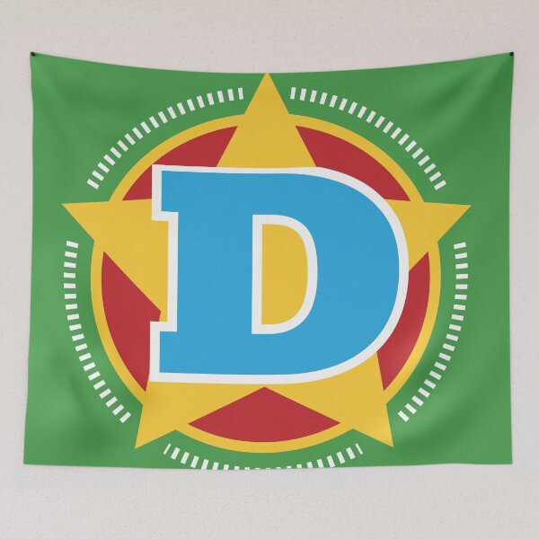 Item preview, Superhero Letter D. Star and stripes designed and sold by mgulin.