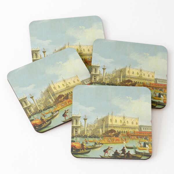 Item preview, The Bucintore Returning to The Molo on Ascension Day - Canaletto designed and sold by brushandframes.