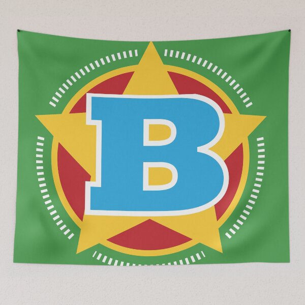 Item preview, Superhero Letter B. Star and stripes designed and sold by mgulin.