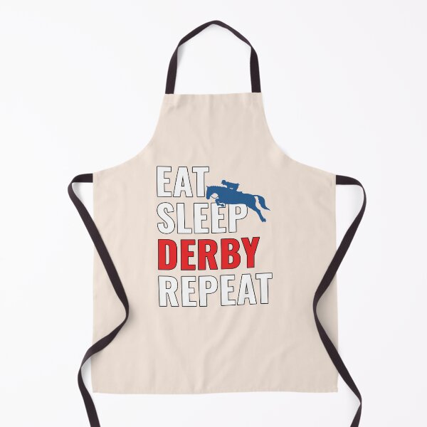 Item preview, Eat Sleep Derby Repeat designed and sold by Feline Rockstars.