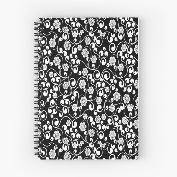 Item preview, Black and white flowers pattern designed and sold by Teo13.