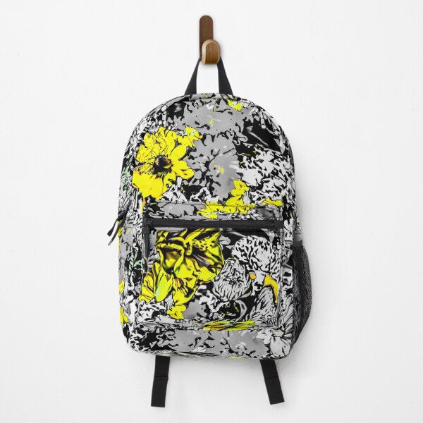 Item preview, Floral Medley Yellow Black Grey designed and sold by Designs By YL.