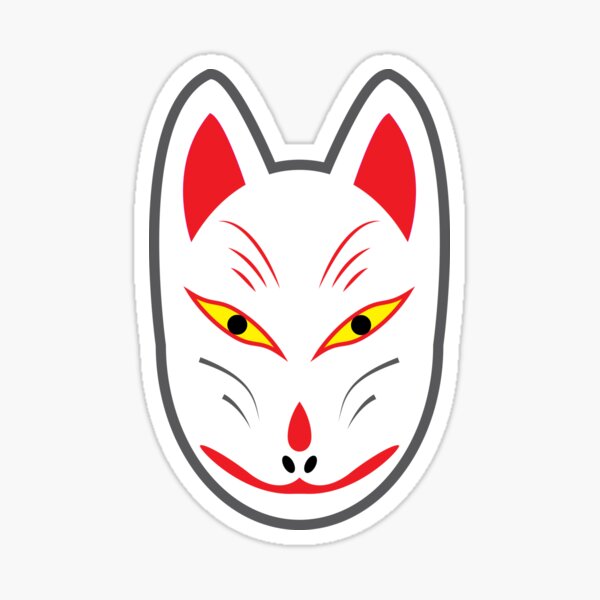 Item preview, Kitsune Sticker designed and sold by op4or.