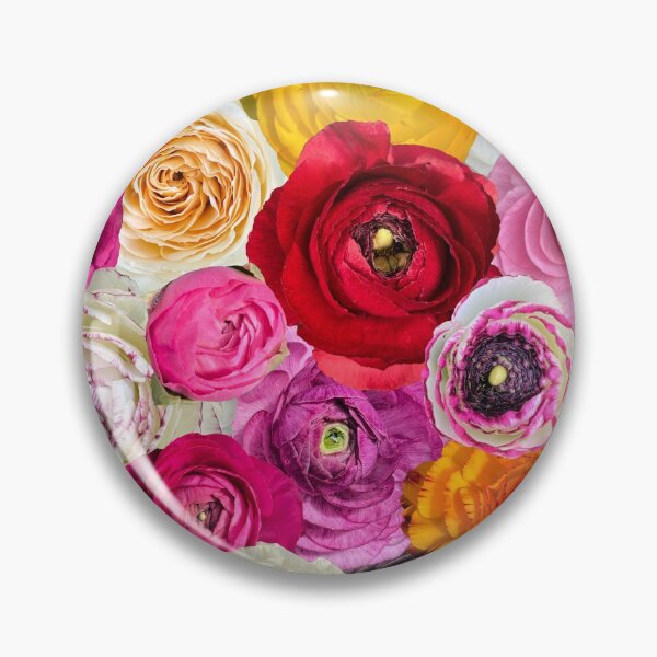 Item preview, I love Ranunculus flower collage  designed and sold by Iheartrecords.