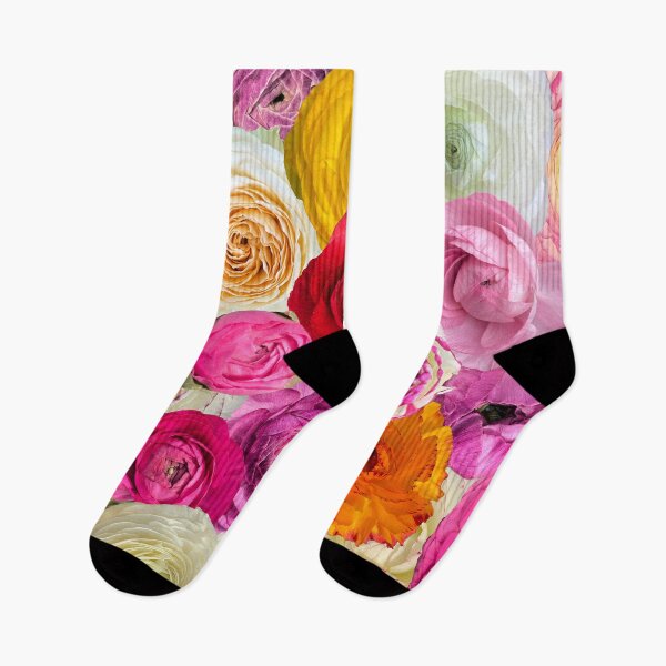 Item preview, I love Ranunculus flower collage  designed and sold by Iheartrecords.