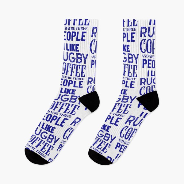 Item preview, I Like Rugby Coffee And Maybe Three People, Funny Rugby and Coffee Gift |Idea designed and sold by BigJackTees.