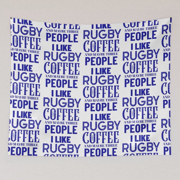 Item preview, I Like Rugby Coffee And Maybe Three People, Funny Rugby and Coffee Gift |Idea designed and sold by BigJackTees.
