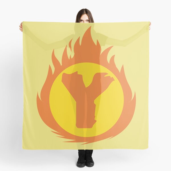 Item preview, Superhero Letter Y. Fire Insignia designed and sold by mgulin.