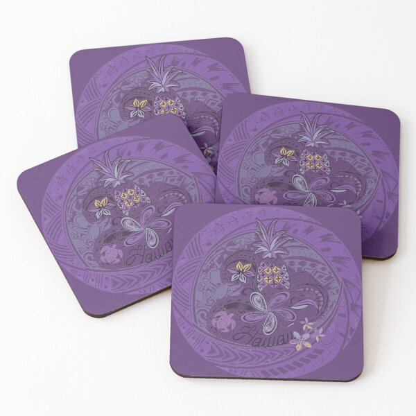 Item preview, Be A Hawaiian Pineapple Purple Decal designed and sold by sunnthreads.