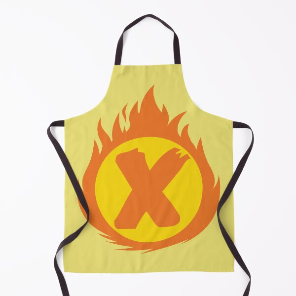 Item preview, Superhero Letter X. Fire Insignia designed and sold by mgulin.