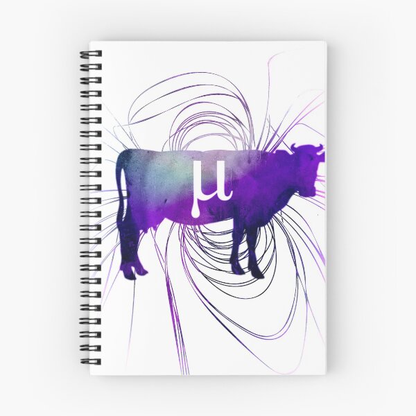 Item preview, Muon Subatomic Particle Cow Magnetic Field Design designed and sold by ScienceNStuff.