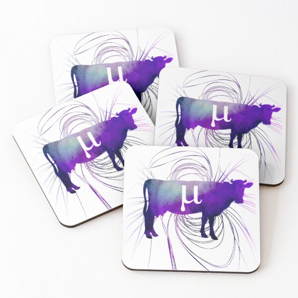 Item preview, Muon Subatomic Particle Cow Magnetic Field Design designed and sold by ScienceNStuff.