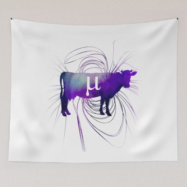 Item preview, Muon Subatomic Particle Cow Magnetic Field Design designed and sold by ScienceNStuff.