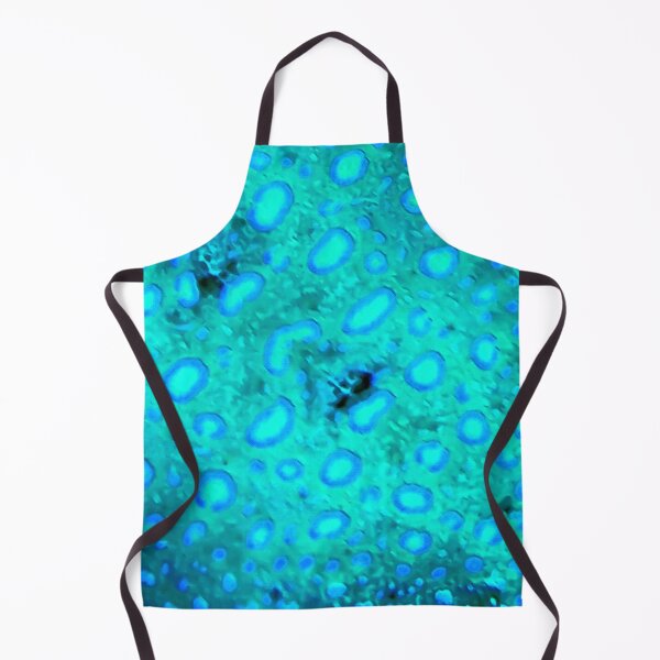 Artikelvorschau, Blau und Türkis gefleckter Fischdruck entworfen und verkauft von KirstyNadineArt.