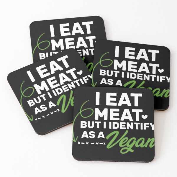 Item preview, I Eat Meat But I Identify As A Vegan: vegetables style For veggie lover designed and sold by Houssemanthony.
