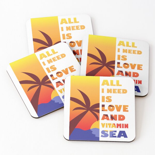 Item preview, All I Need Is Love And Vitamin Sea designed and sold by VikiQuick.