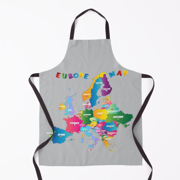 Item preview,  Flag map of Europe, Country names, Flags of European states designed and sold by mashmosh.
