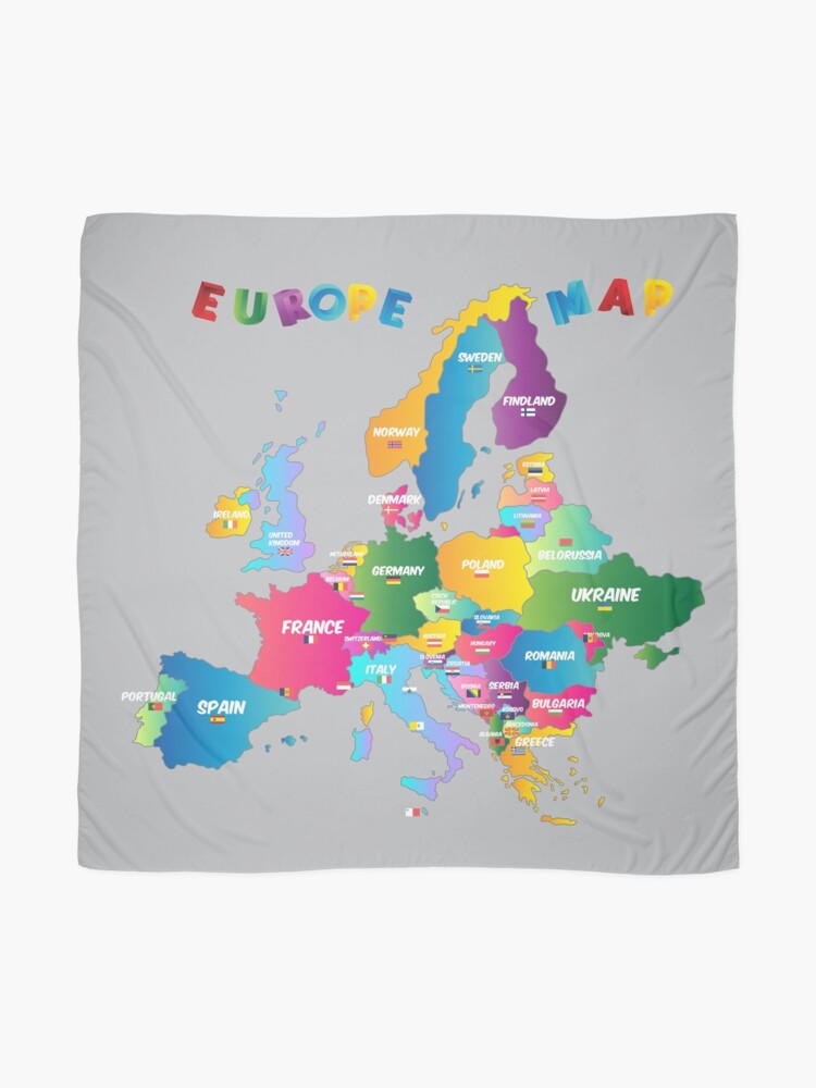 Countries of Europe - Classroom Posters, Word Walls,Flag Cards,with Map and  Flag