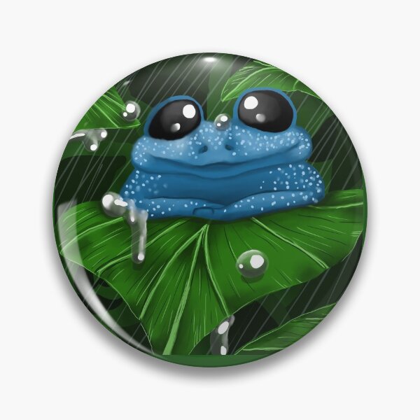 Item preview, Blue tree frog in the rain designed and sold by RTappart.