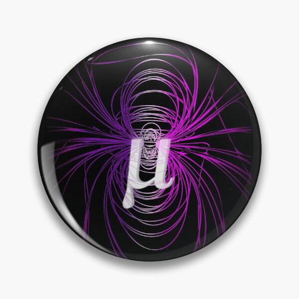 Item preview, Muon Subatomic Particle Magnetic Field Design designed and sold by ScienceNStuff.